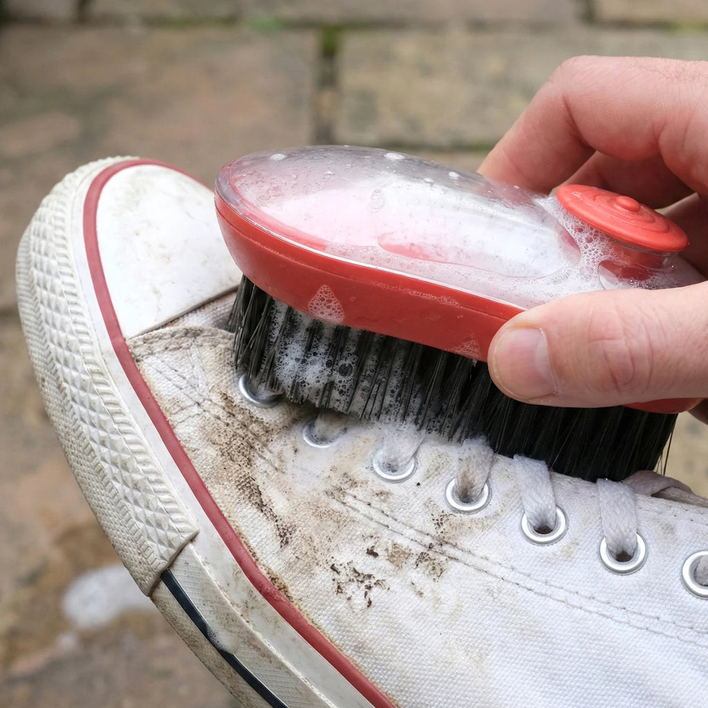Hydraulic Cleaning Brush with Water Flow Control Handle
